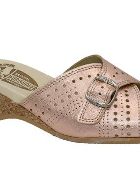 Worishofer Sandals Peach Metallic